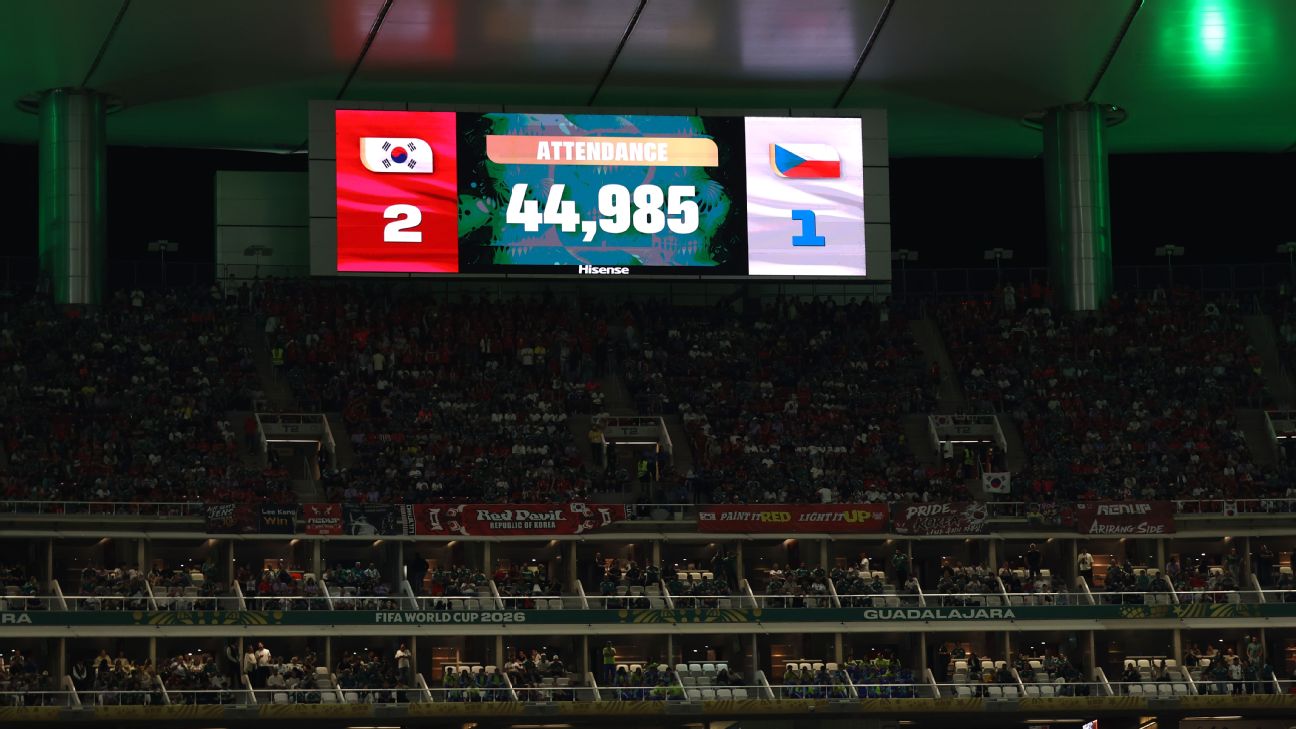 FIFA为韩国对捷克观众数据辩护 官方44985人数真实吗